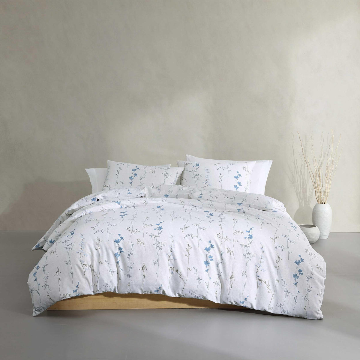 Calvin Klein - King Duvet Cover Set with Shams, Cotton Sateen
