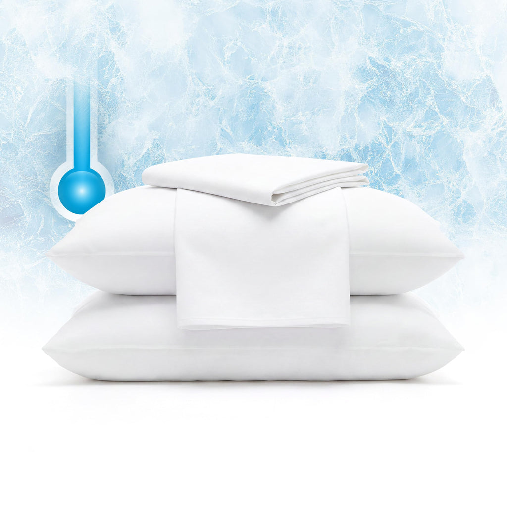 Serta Power Chill Cooling Pillow Protectors, Standard/Queen (2 Pack)