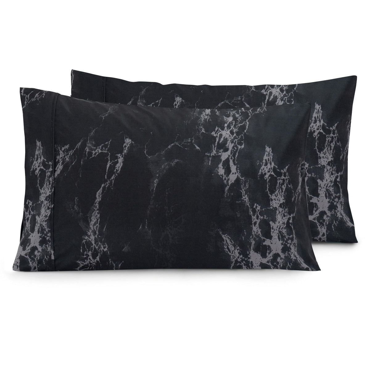 Elegant Comfort Luxury Ultra-Soft 2-Piece Pillowcase Set - 1500 Premium Hotel Quality Microfiber Double Brushed - Wrinkle Resistant, King Size, White