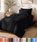 Utopia Bedding Duvet Cover Set with Pillowcases - 3 Pieces Bedding Duvet Cover with Zipper Closure - 1 Duvet Cover with 2 Pillowcases - Soft Brushed Microfiber (Queen, White)