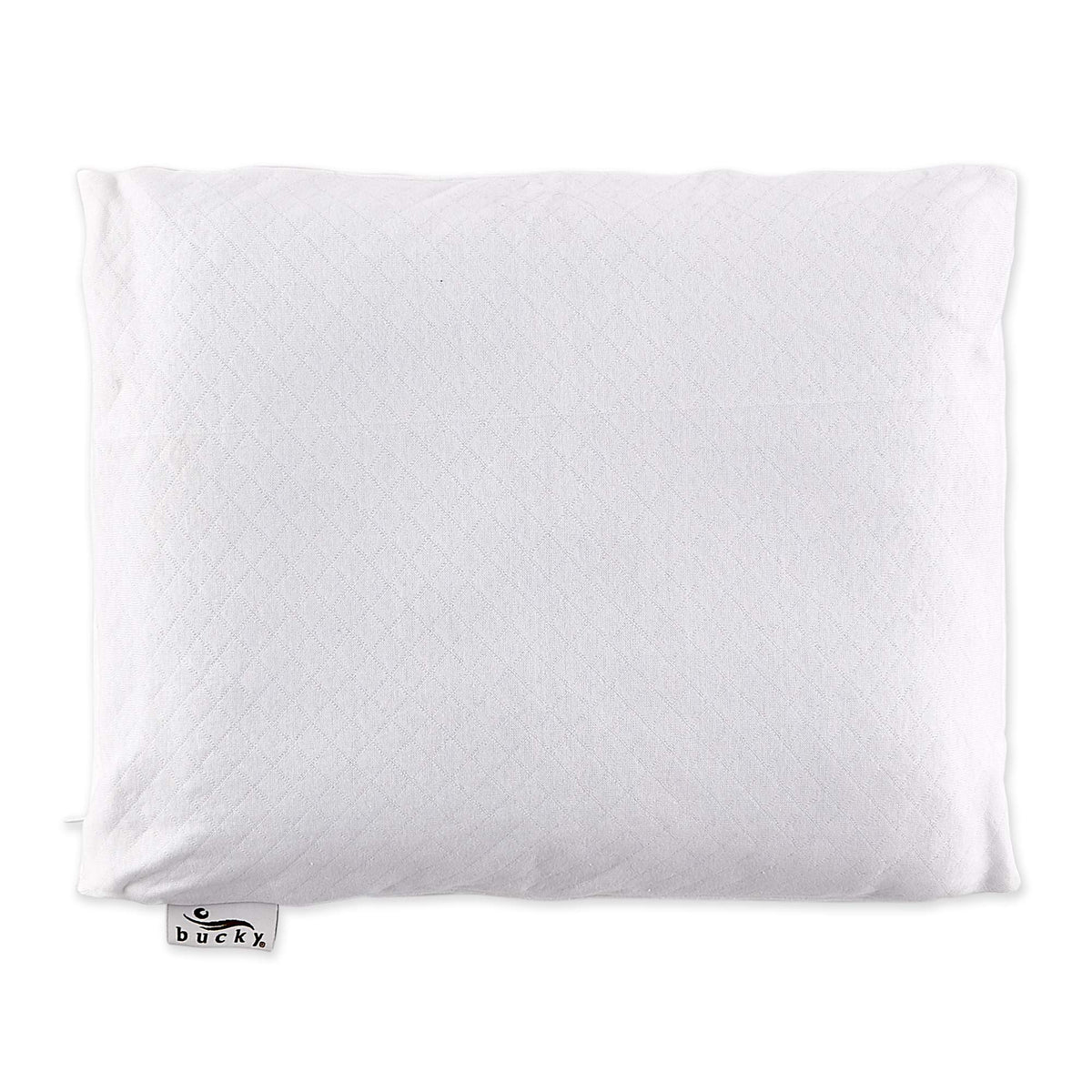 Bucky Natural Bedding Collection, Travel Duo Pillow Cover, 14x11", White