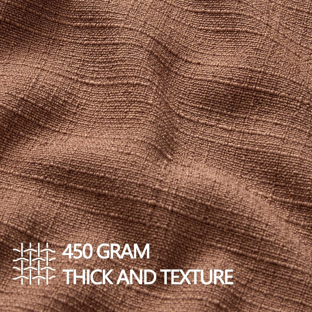 MIULEE Thick Textured Rust Decorative Fall Throw Pillow Covers 20x20 Inch