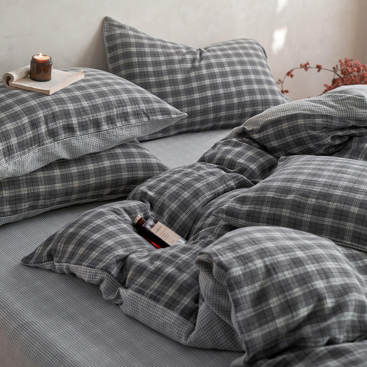 Purple Bedding Duvet Cover Full Size 3 Pieces Pale Mauve Duvet Cover Boho Solid Bedding Set Luxury Soft Jersey Knit Cotton Comforter Cover with 2 Pillowcases Breathable Soft Mauve Color Bedding Set
