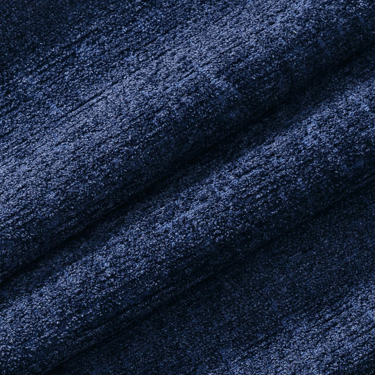 MIULEE Couch Pillow Covers Textured Chenille Home Decor 18x18 Navy Blue