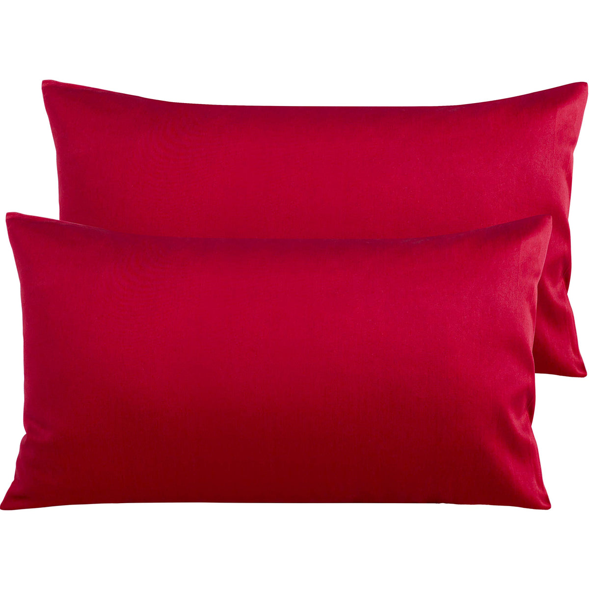 NTBAY Queen Egyptian Cotton Sateen Pillowcases, Set of 2, Navy Blue