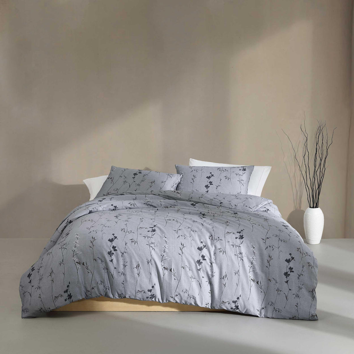 Calvin Klein - King Duvet Cover Set with Shams, Cotton Sateen