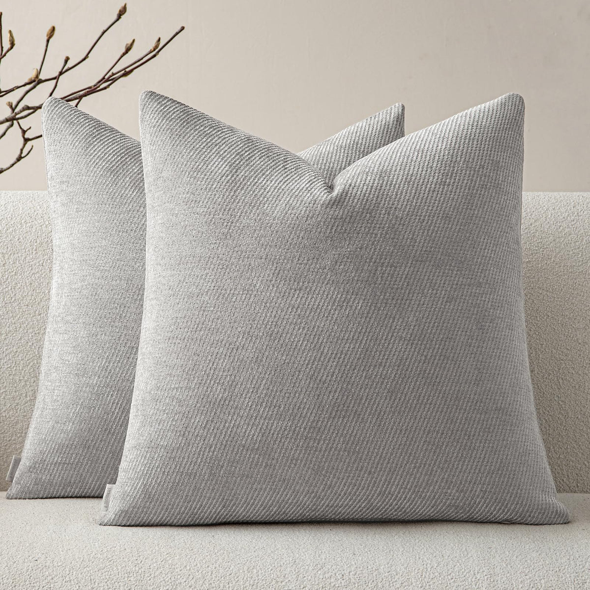 a moment Fall Decorative Throw Pillow Covers Pack of 2,12x20 Inch Rust