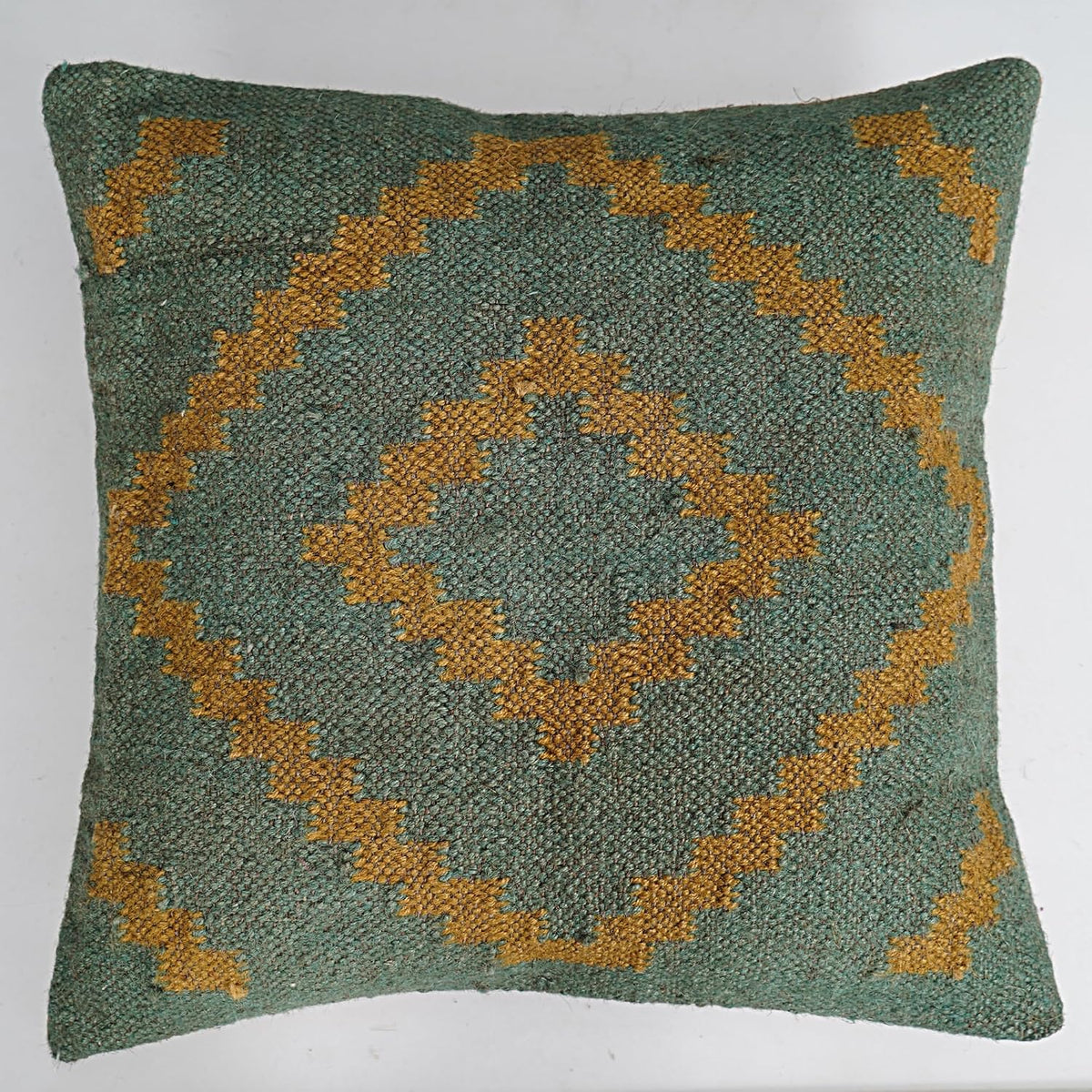 Indian Vintage Kilim Hand Loom Cushion Cover 18X18 Pillows Boho Ethnic Shams Jute Pillow Cases Rug Boho