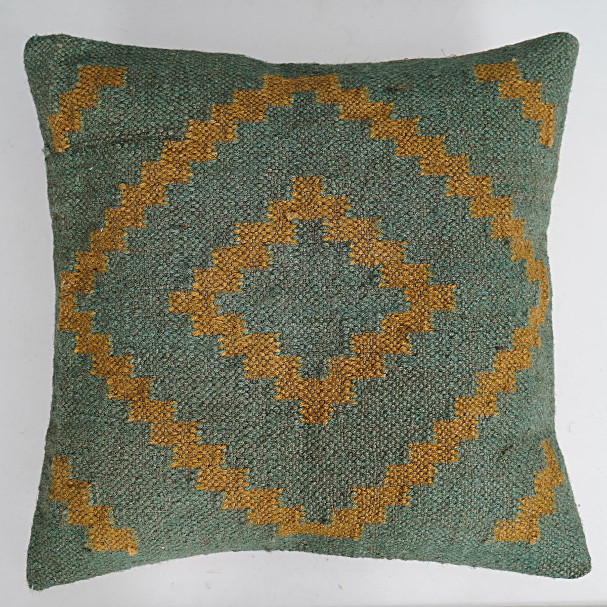 Indian Vintage Kilim Hand Loom Cushion Cover 18X18 Pillows Boho Ethnic Shams Jute Pillow Cases Rug Boho